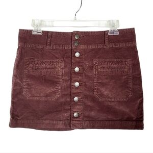 FREE PEOPLE Joanie corduroy mini skirt NWT